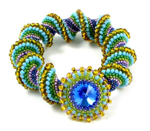 Beads East Big Sky Spiral Weave Bead Bracelet Kit by Ann Benson