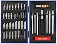TCP Global&reg; Deluxe Cutting Knife SET with Case Similar to Exacto - 56 Piece Precision Hobby Knife Set