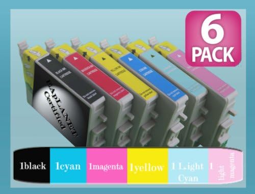 Compatible Ink for Epson T078120_t078620 6pack 1bk,1cyn,1mag,1ylw,1LC,1LM