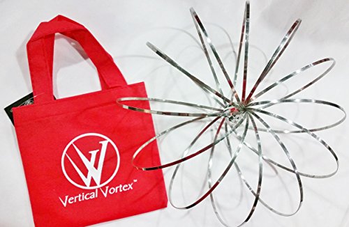 Vertical Vortex Spring with RED Carry Bag Traveling Interactive Kinetic Toy