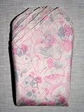 IMAGE OF Pink Floral Silk Handkerchief - by Royal Silk