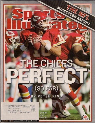 TRENT GREEN KANSAS CITY CHIEFS SPORTS ILLUSTRATED NOVEMBER 2003!