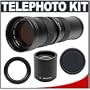 Kenko 420-800mm Telephoto Zoom Lens with 2x Teleconverter (=420-1600mm) for Canon EOS 7D, 5D, 60D, 50D, Rebel T3, T3i, T2i, T1i, XS Digital SLR Cameras