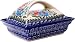 Polish Pottery Ceramika Boleslawiec 0352/169 Butter Deep Dish, 2 Cubes