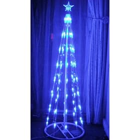 Stunning Modern Blue LED Christmas Tree