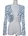 Prettyguide Women Ds Clubwear Sparkly Sequin Long Sleeve Shrug Cardigan Jacket