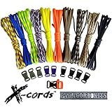 X-cords #1 Paracord Bracelet Kit- Make Survival Bracelet Kits.(includes Instructions)access to Over 20 Free Videos, We Gauranteed You Can Make Them! All Paracord Is 550 7 Strand and Made in the USA! Wear a Bracelet That Could Save Your Life! Make, Wear, Survive with X-cords Survival Bracelet Kits. Kits As Shown. 100% Money Back Guarantee!