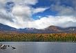 Vibrant Fall Colors of Sandy Stream Pond in Maine's Baxter State Park - Vivid 16x20 Photographic Print by Brendan Reals