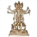 Collectible Figurines Hindu Religious Brass Statue Brahma Vishnu and Shiva 12 x 7 x 4.5 inches (tridev002)