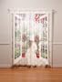 Cottage Garden Trompe l'oeil Window Art