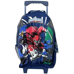 Disney Power Rangers Luggage Backpack - Go The Limit! Boys rolling backpack with wheels by Disney