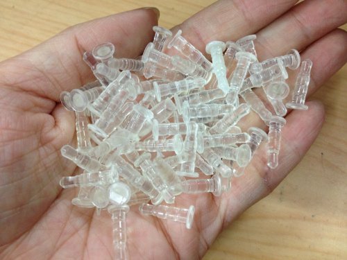 20pc 3.5mm clear headphone plug flat head ear cap dust …