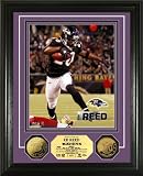Ed Reed Framed Baltimore Ravens 24KT Gold Coin 8x10 Photo Mint