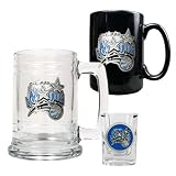 NBA Orlando Magic 15-Ounce Tankard, 15-Ounce Ceramic Mug & 2-Ounce Shot Glass Set - Primary Logo