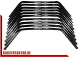 10 Stück Fahrradlenker Riserbar 25.4mm Lenkerbügel Cruiser City schwarz auch für Drehgriffschaltung