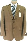 IMAGE OF Michael Kors Mens 2 Button Brown Herringbone Wool Sport Coat Jacket- Size 38S