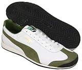 PUMA Tempo L Mens White/Olive Athletic Shoes