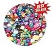 Gemstone Mix, Dyed and Natural Tumbled/Polished Gemstones 1 Pound