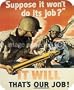 Suppose It Wont Do Its Job WWii US Military MOUSE PAD