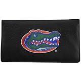 Florida Gators Black Embroidered Leather Checkbook Cover