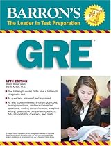 Barron's GRE (Barron's How to Prepare for the Gre: Graduate Record Examination (Book Only))