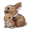 Sculptural Gardens by Heritage Farms Bunnies Playing Statuary