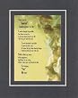 Touching and Heartfelt Poem for Extended Family Members - You Are a Special Goddaughter to Me Poem on 11 x 14 inches Double Beveled Matting