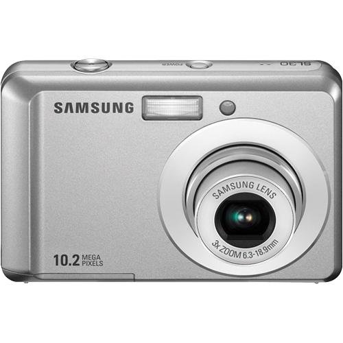 Samsung SL30 10MP Digital Camera with 3x Optical Zoom and 2.5 inch LCD (Silver)