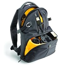 Kata KT DR-465-BR Digital Rucksack for 2 Digital SLRs with Mounted Lens, 3-4 Lenses, Flash, Accessories and Personal Gear (Black/Red)