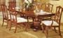 Giovani Double Pedestal Table, Side/Arm Chair