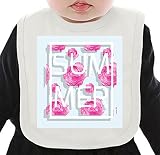 Summer ネクタイを有する有機ビブ Medium