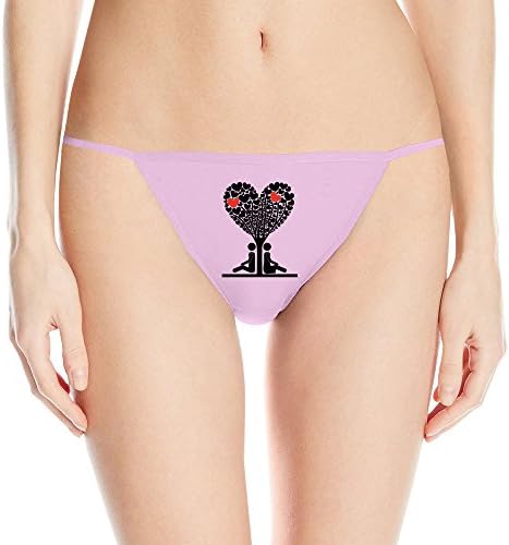 QUURTY Women's Sexy Couple Design Royalty Underpants Pink Large