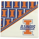 Illinois Fighting Illini 25-Pack Beverage Napkins