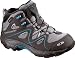 Salomon Kids Hiking Schuh Kinder Trax Mid WP K - Pewter / Autobahn / Process Blue, Gr. 35 1/2 (UK 3 - US 3,5)