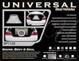 BassForms BF1135 Universal 1-Inch - 13.5-Inch Sealed Enclosure