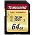 Transcend 64 GB High Speed 10 UHS-3 Flash Memory Card 95/60 MB/s (TS64GSDU3)