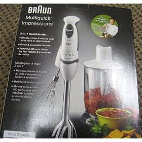 Braun MR5550MBC Impressions Multiquick Handblender by Braun