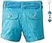 Dream Star Big Girls' Poplin Short with Keychain and Chiffon Sash Belt