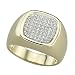 14K Yellow Gold 1/4 ct. Diamond Men's Ring