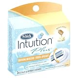 Schick Intuition Plus Cartridges, Soothing Moisture, Milk & Honey , 3 - 0.34 oz (9.7 g) cartridges