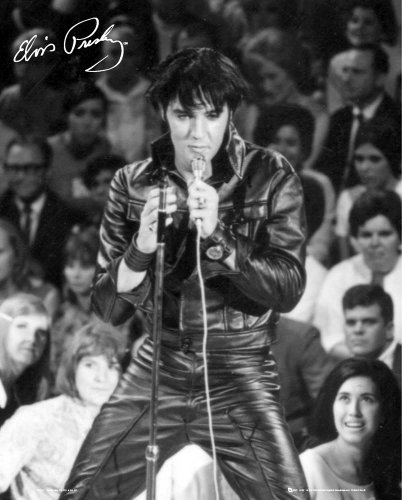 Empire Merchandising 521941 Elvis Presley - 68 Special Musik Legende Mini-Poster - Druck - Gr&ouml;sse 40 x 50 cm