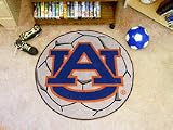 Auburn Tigers 29 Round Soccer Mat