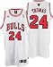 Tyrus Thomas Jersey: adidas White Swingman #24 Chicago Bulls Jersey - Medium
