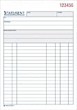 Adams Statement Books, Carbonless, 5.56 x 8.44 Inches, White