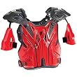 Thor MX Force Protector Men's Roost Deflector Off-Road Motorcycle Body Armor w/ Free B&F Heart Sticker Bundle - Red/Black