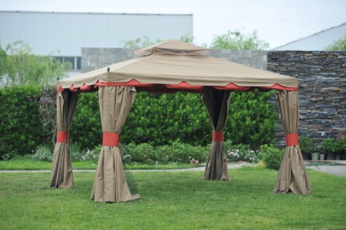 Benson Gazebo 10x12 with Netting and Walls