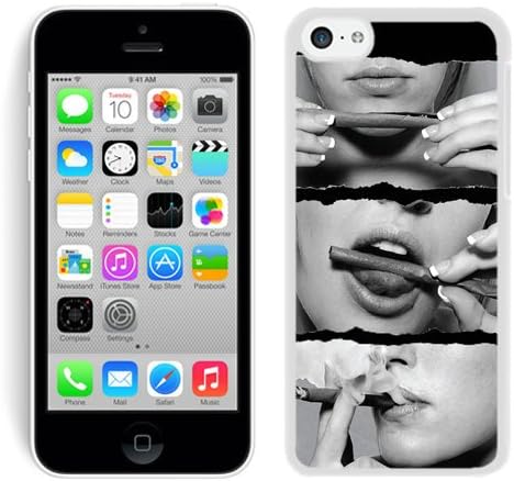 Blunt Roll Rolling Weed White Shell Case for iPhone 5C,Durable Cover