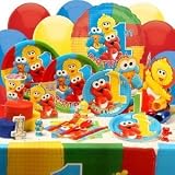 Sesame Street Babies First Birthday Deluxe Birthday Party Kit [Toy]