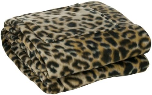Polar Fleece Sleeved Blanket - Brown Cheetah OSFM