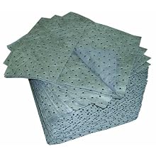 Oil-Dri L90902 15" W x 19" L Universal Heavy Weight Perforated Pads (100 Pads/Box)